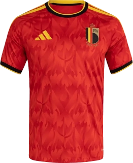 Pánský domácí fotbalový dres Adidas Belgie 2026 červený