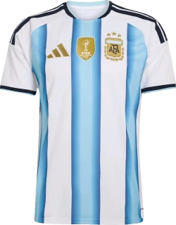 Pánský domácí fotbalový dres Adidas Argentina 2026 bílo-modrý
