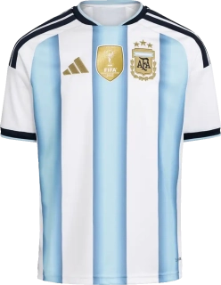 Dětský domácí fotbalový dres Adidas Argentina 2026 bílo-modrý