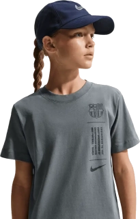 Dětské tričko Nike FC Barcelona 25/26 Tee šedé