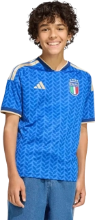 Dětský domácí fotbalový dres Adidas Itálie 2026 modrý