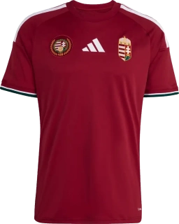 Pánský domácí fotbalový dres Adidas Maďarsko 2026 bordó
