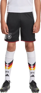 Dětské domácí fotbalové šortky Adidas Německo 2026 černé