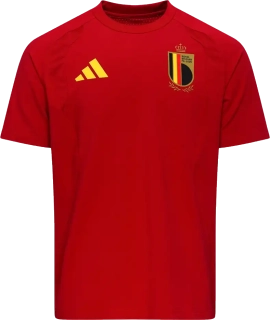 Pánské tréninkové tričko Adidas Belgie 2026 Tiro Tech červené