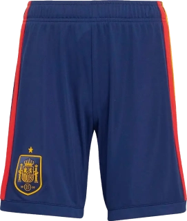 Dětské domácí fotbalové šortky Adidas Španělsko 2026 modré