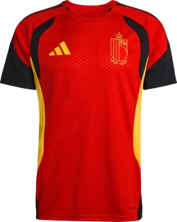 Pánský tréninkový fotbalový dres Adidas Belgie 2026 červený