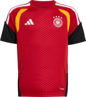 Dětský tréninkový fotbalový dres Adidas Německo 2026 červený