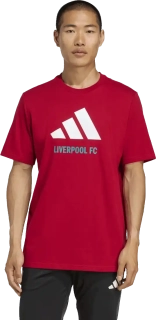 Pánské tričko Adidas Liverpool FC 25/26 Seasonal Graphic Tee červené