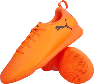 Dětské sálové kopačky Puma Future 8 Play IN oranžové