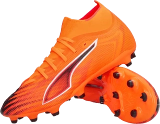 Pánské kopačky lisovky Puma Ultra 6 Match+ FG/AG oranžové