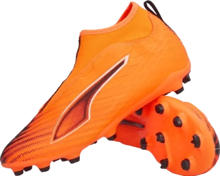 Dětské lisovky Puma Ultra 6 Match+ LL FG/AG BTK oranžové