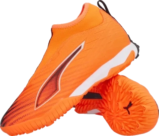 Dětské kopačky turfy Puma Ultra 6 Match+ LL TT Mid BTK oranžové