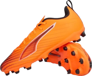 Dětské kopačky lisovky Puma Ultra 5 Play FG/AG oranžové