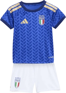 Dětská domácí souprava Adidas Itálie 2026 pro malé děti modrá