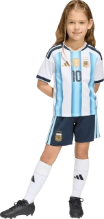 Dětská domácí souprava Adidas Argentina 2026 Messi 10 malé děti modro-bílá