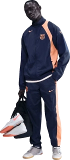 Pánské tkané sportovní kalhoty Nike FC Barcelona 25/26 Total 90 modré
