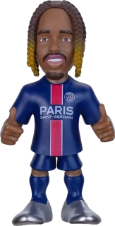 Sběratelská figurka Minix PSG 25/26 Bradley Barcola 12 cm modrá