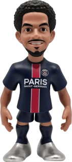 Sběratelská figurka Minix PSG 25/26 Warren Zaïre-Emery 12 cm modrá