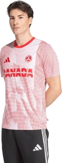 Pánský domácí fobalový dres Adidas Kanada 2026 červený