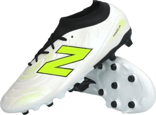 Dětské kopačky lisovky New Balance Tekela Team V5 Low FG bílé