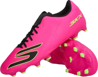 Pánské kopačky lisovky Skechers SKX 02 Club MG růžové