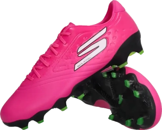 Pánské kopačky lisovky Skechers Razor 1.5 Academy FG růžové
