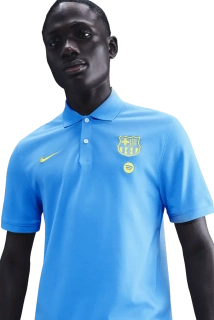 Pánská polokošile Nike FC Barcelona 25/26 Polo světle modrá