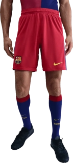 Pánské čtvrté fotbalové šortky Nike FC Barcelona 25/26 červené