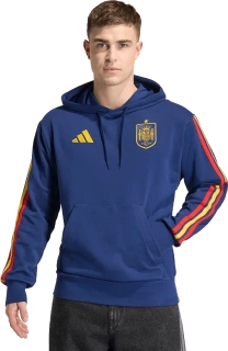 Pánská mikina Adidas Španělsko 2026 DNA s dlouhým rukávem modrá