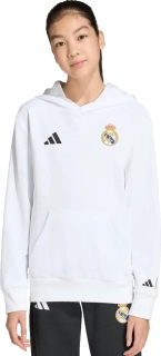 Dětská mikina Adidas Real Madrid x Marvel 25/26 Graphic bílá