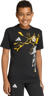 Dětské tričko Adidas Real Madrid x Marvel 25/26 Tee černé