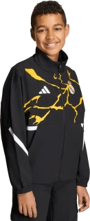 Dětská bunda Adidas Real Madrid x Marvel 25/26 Z.N.E. Anthem černá