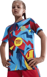 Dětský předzápasový dres Nike FC Barcelona 25/26 Academy Pro vícebarevný