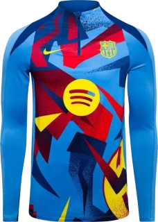 Pánská tréninková mikina Nike FC Barcelona 25/26 Strike vícebarevná