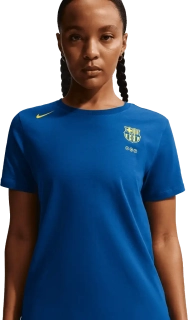Dámské fotbalové tričko Nike FC Barcelona 25/26 Supporter modré3