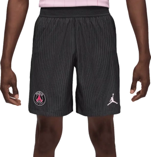Pánské čtvrté zápasové fotbalové šortky Nike PSG 25/26 černé