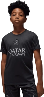 Dětské tréninkové tričko Nike PSG x Jordan 25/26 Strike černé