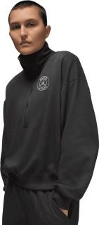 Dámská mikina Nike PSG x Jordan 25/26 Fleece Half-Zip černá