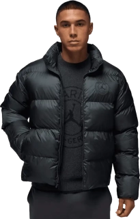 Pánská péřová bunda Nike PSG x Jordan 25/26 černá