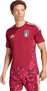 Pánský brankářský fotbalový dres Adidas Itálie 2026 červený