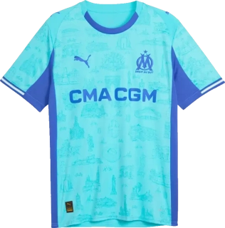Pánský speciální dres Puma Olympique de Marseille 25/26 blankytný