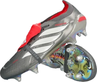 Pánské kopačky kolíky Adidas Predator Elite FT SG šedé2
