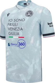 Pánský venkovní fotbalový dres Macron Udinese Calcio 25/26 blankytný