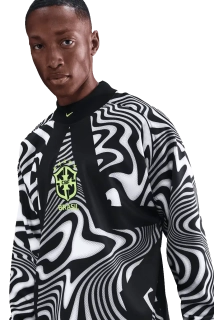 Pánský brankářský dres s dlouhým rukávem Nike Brazílie 2026 vícebarevný