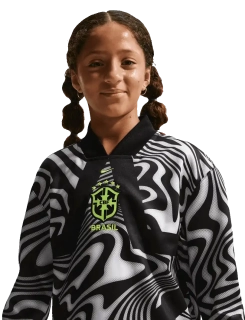 Dětský brankářský dres s dlouhým rukávem Nike Brazílie 2026 vícebarevný