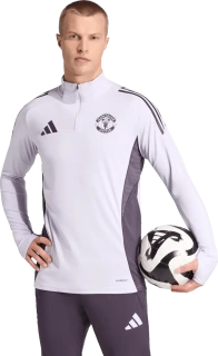 Pánský tréninkový top Adidas Manchester United 25/26 světle fialový