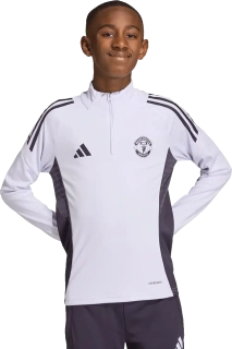 Dětský tréninkový top Adidas Manchester United 25/26 světle fialový