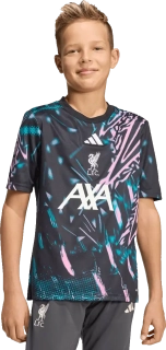 Dětský předzápasový dres Adidas Liverpool FC 25/26 černý