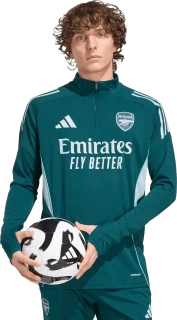 Pánský tréninkový top s dlouhým rukávem Adidas Arsenal FC 25/26 zelený