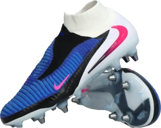 Pánské kopačky kolíky Nike Phantom 6 High Elite SG-PRO bílo-modré